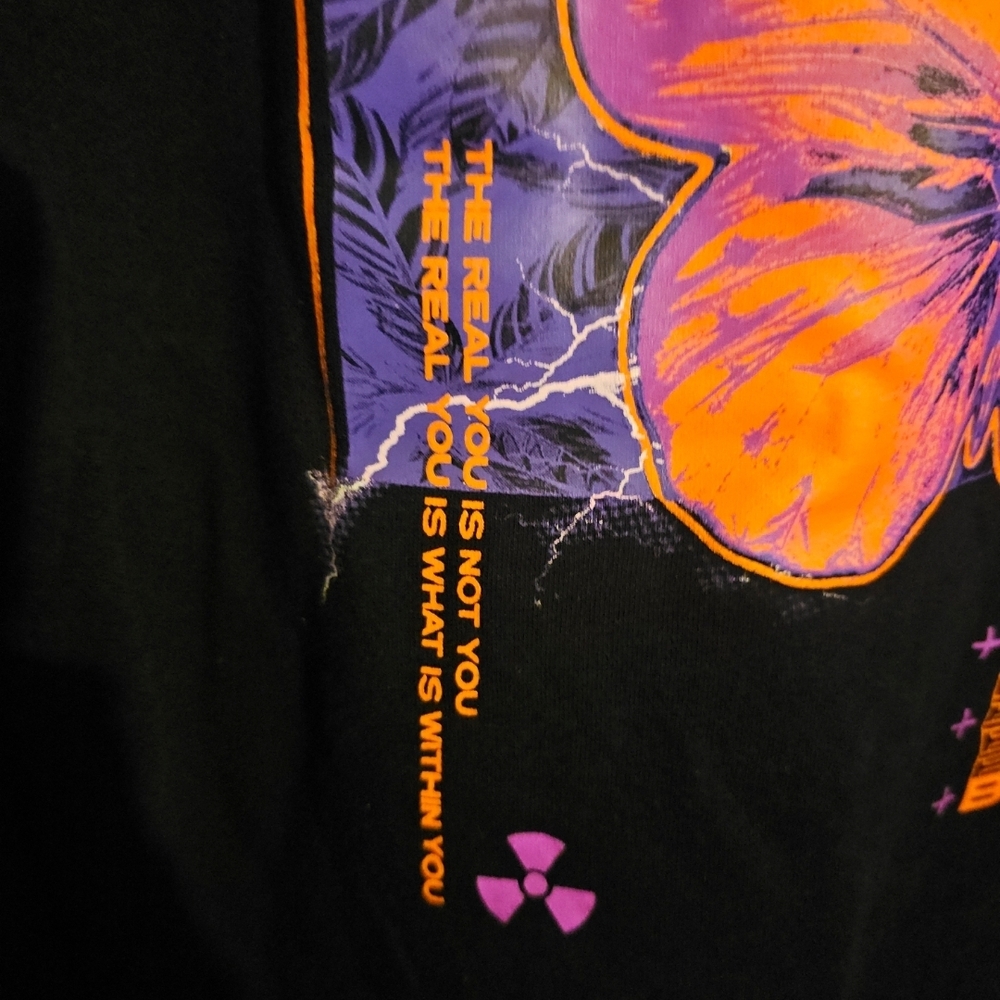 Black Hoodie with Pink Butterfly Design - Picture 6 of 6